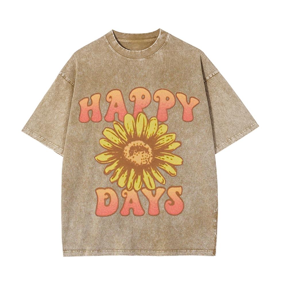 Vintage Oversized T-Shirt Fashion Women Casual Shirt Luxury Brand Y2k Tees Washed Denim  Female Streetwear Tops