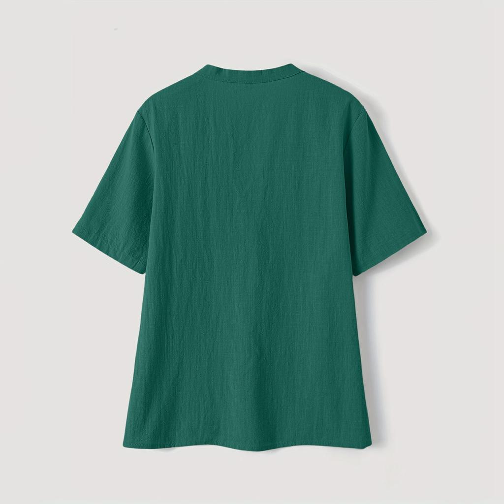 Women's Fashionable Short Sleeve Elegant Casual Top