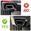 Car Tail Muffler Exhaust Pipe Output Cover Parts For-BMW X5 F15 2014-2018,X6 F16 2015-2018 (for M Sports Version)