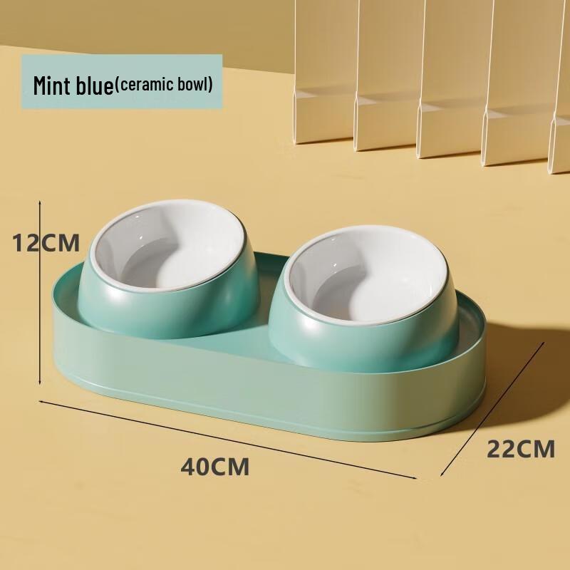 

Kitten Anti-Tip Elevated Double Pet Bowl