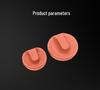 Silicone Waterproof Magnetic Charging Port Cover for Ideal L6-L9 Cars - Black Tech Accessory