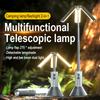 Portable Telescopic LED Flashlight Rechargeable Folding Searchlight for Outdoor Car Repair Camping Tent Lighting