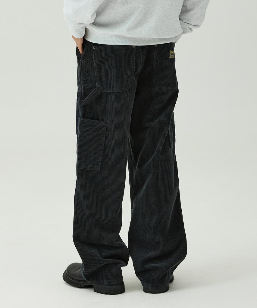 MAGOODGAN Farburn 4416 Carpenter Corduroy Contrast Dark Navy Pants