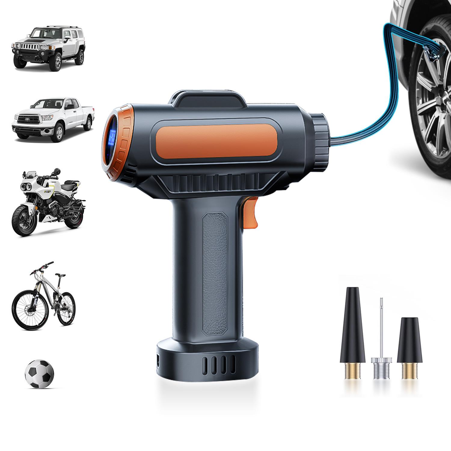 

Portable Air Compressor Car Air Pump Car Tyre Inflator Outdoor USB Power Bank Suitable For Cars, Motorcycles, Boats, Balls белый