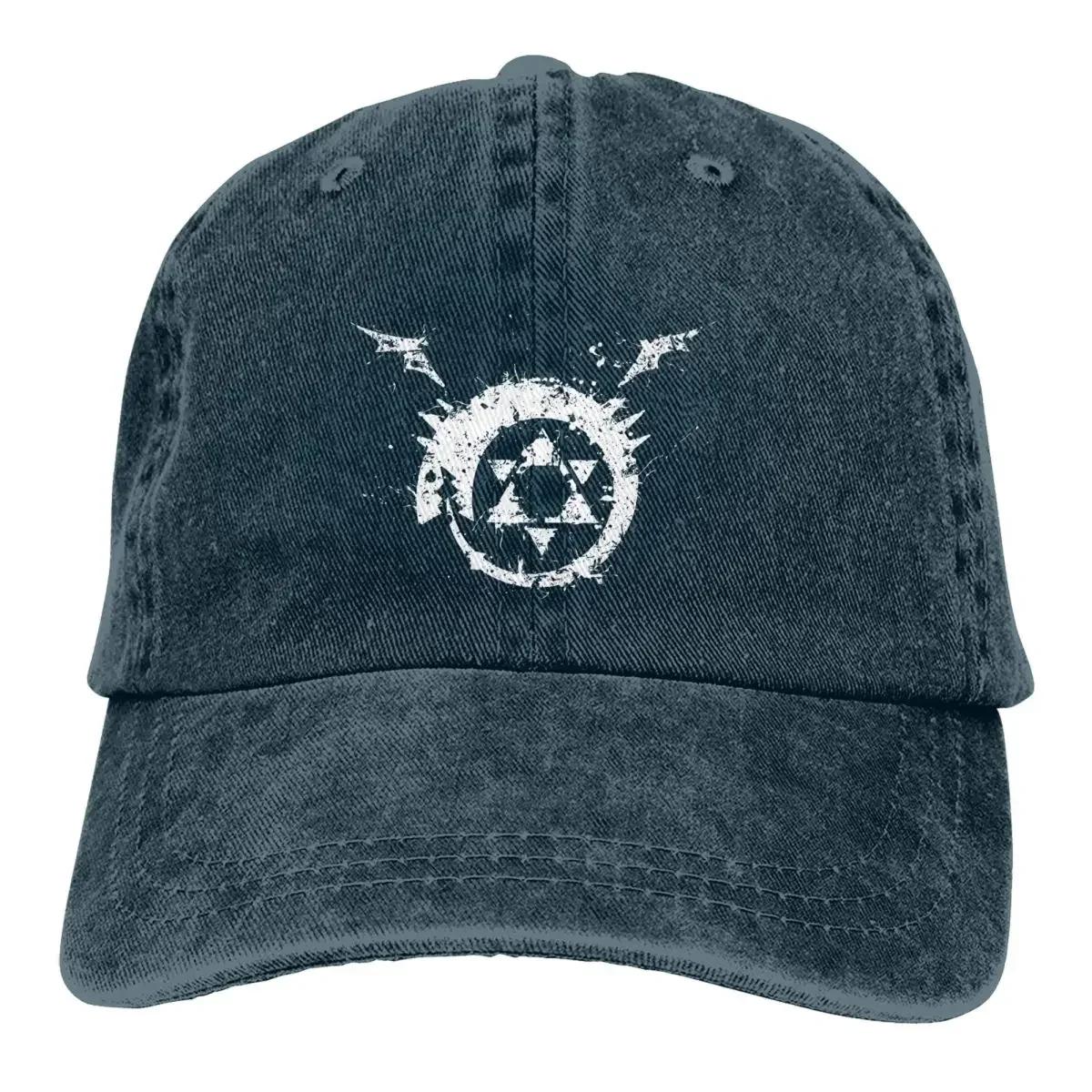 Fullmetal Alchemist Anime Hat Fashion Men s Baseball Cap Adjustable