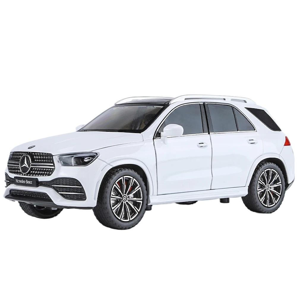 1/24 Benz GLE350 GLE SUV Legeringsmodellbil Leketøy Støpte Metallstøping Lyd og Lys Billeker for Barn Kjøretøy