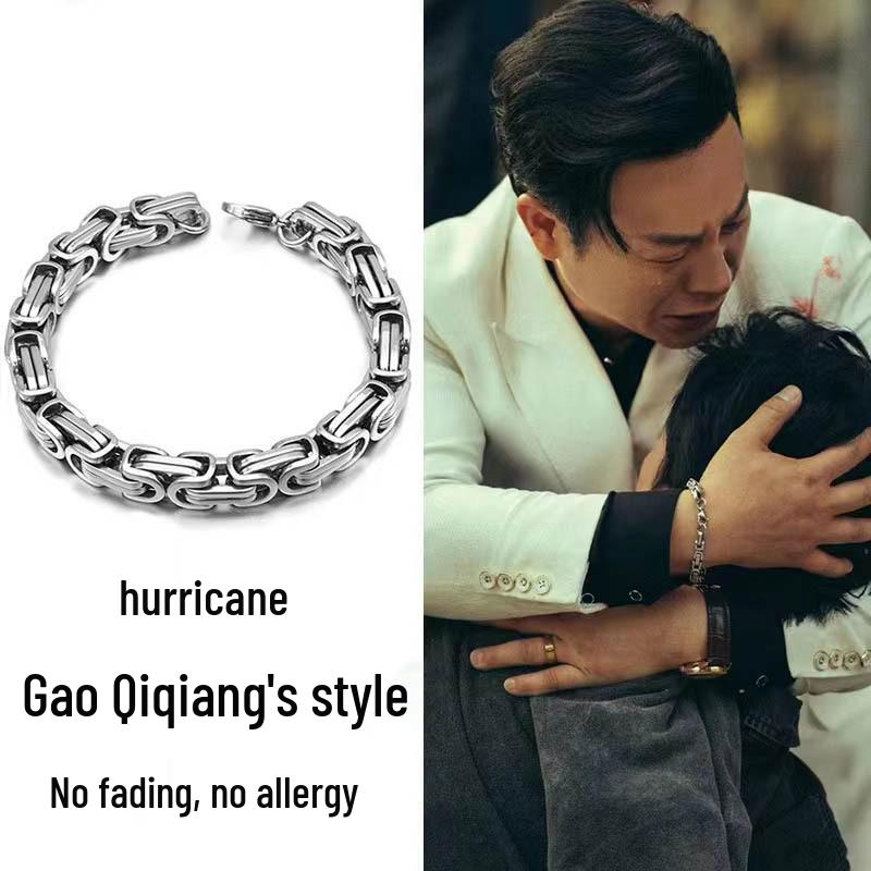 Men's Stainless Steel Cuban Chain Dominant Titanium Necklace