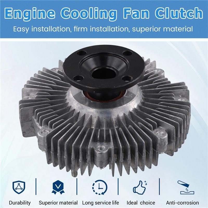 Viscous Clutch Engine Fluid Coupling Assembly 16210-0E010 162100E010 For TOYOTA HILUX FORTUNER 15-21 Cooling Fan Coupler