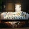 Green Fabric Sofa Cushion Four Seasons Universal Pastoral Combination Full Cover Cotton Sofa Cushion Sofa Towel.