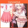 Fate Apocrypha Fgo Astolfo Cosplay Costume Sexy Pink School Uniform Suit Outfit