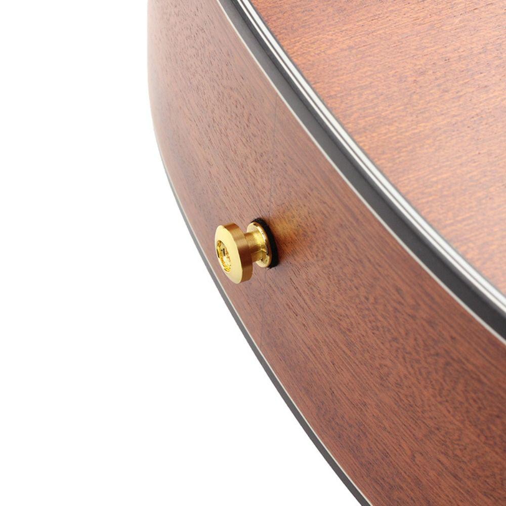 2PCS Iron Guitar Strap End Pins Mushrooms Heads Guitar Strap Locks Guitar Class