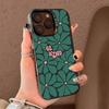 Retro Daisy Floral Summer Trendy phone case for iPhone 17 17Air 16 15 14 13 12 11 Pro Max Plus Colorful Silver