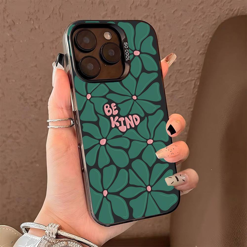 

Retro Daisy Floral Summer Trendy phone case for iPhone 17 17Air 16 15 14 13 12 11 Pro Max Plus Colorful Silver iPhone 14 Pro