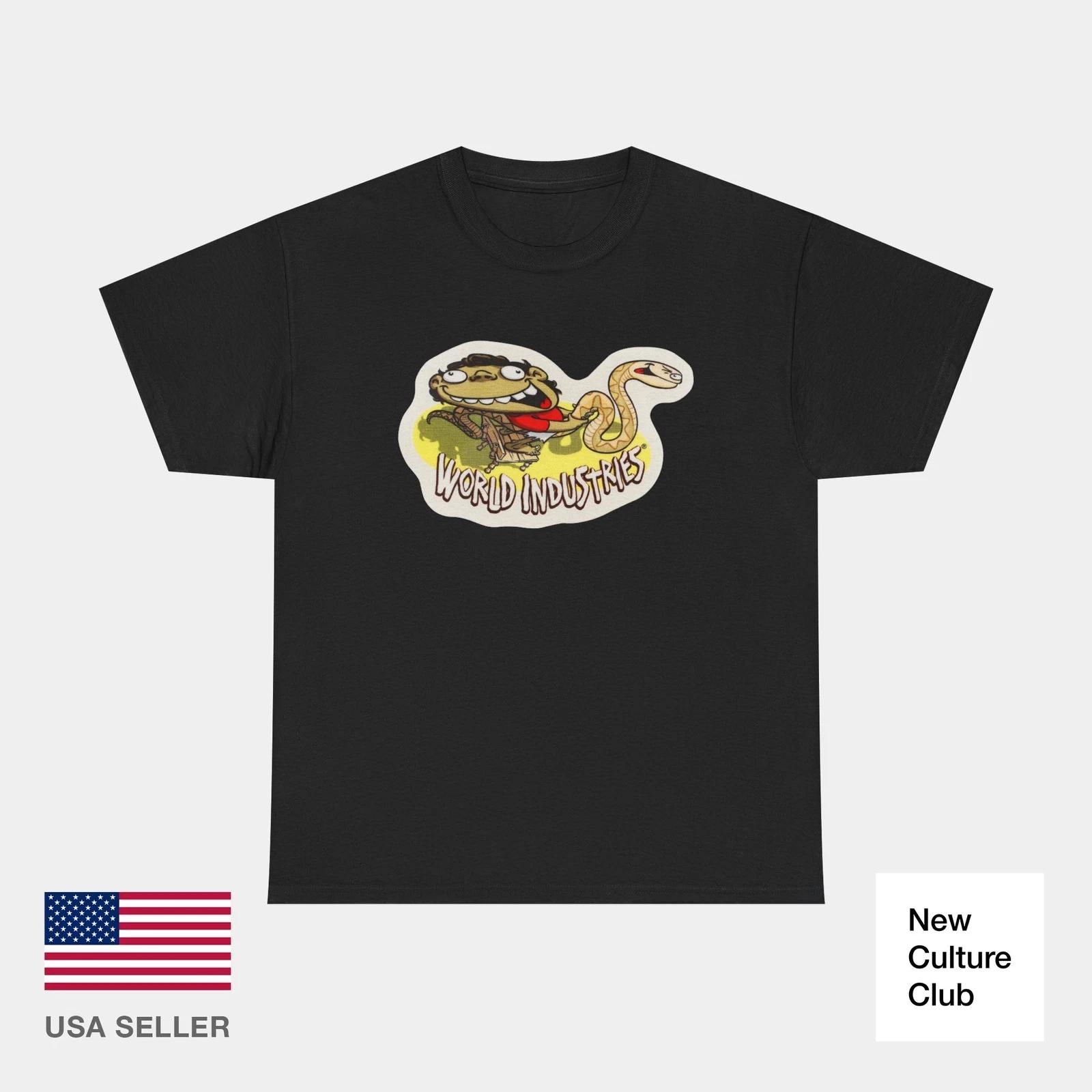 

Snake Whisperer World Industries 2000s Skateboard Vintage Classic TShirt Print S