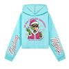 Kids' Casual Fashion Christmas Printed Long Sleeve Hooded Sweatshirt (No Drawstring)
