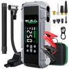 Starter de Urgență Portabil 6-în-1 8000A Dispune de un Compresor de Aer de 150PSI, un Suflantă pentru Grătar și Poate Încărca și Telefoane Mobile și Tablete.