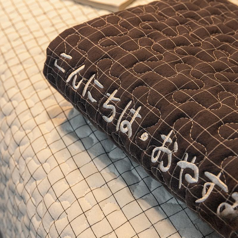 Black and White Sofa Cushion Four Seasons General Nordic Simple Non-slip Pure Cotton Sofa Cushion Cover Back Towel Sand Hair Towel