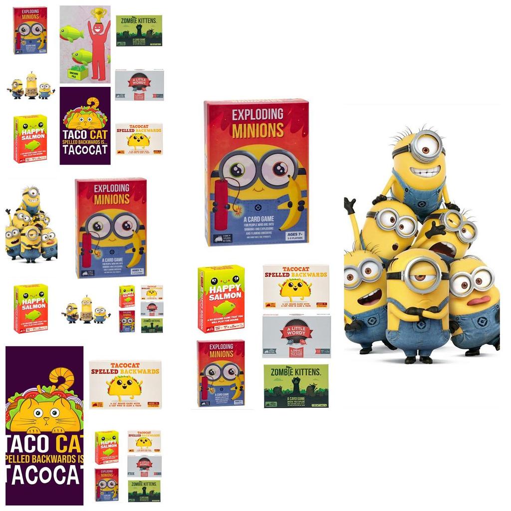 Explosive Fun With Exploding Kittens Card Game Minions Edition