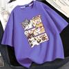Letnie T-shirty Damskie z Krótkim Rękawem Nowe z Nadrukiem 3D Nowe Streetowe Topy Gorąca Wyprzedaż Letnie Damskie Koszulki Zestaw dla Pary