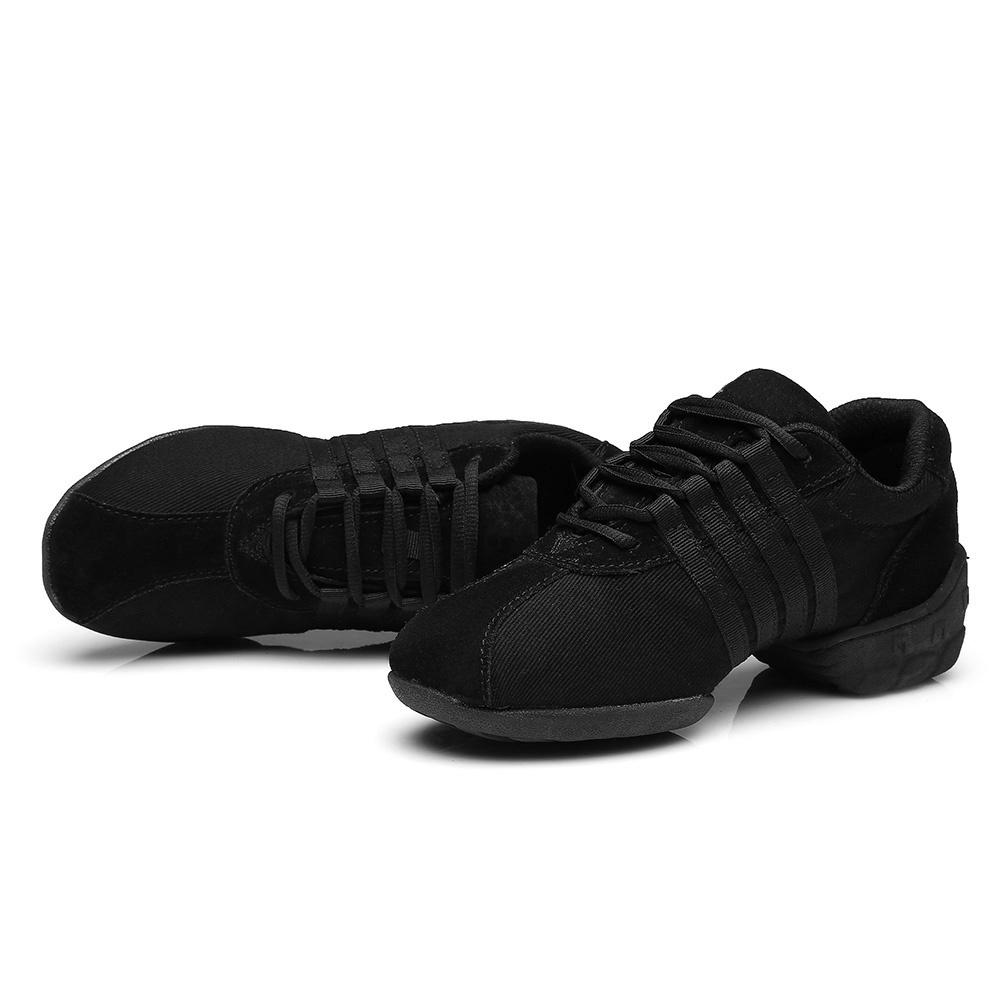 Size 34-41 Women Ladies Breath Fitness Dance Sneakers Ballet Jazz Modern Shoes Canvas Mesh Dance Sport Shoes