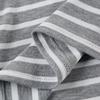 Spring and Autumn Models Women's Street Slim Personality Bottoming Casual One Shoulder Long-sleeved Striped T-shirt