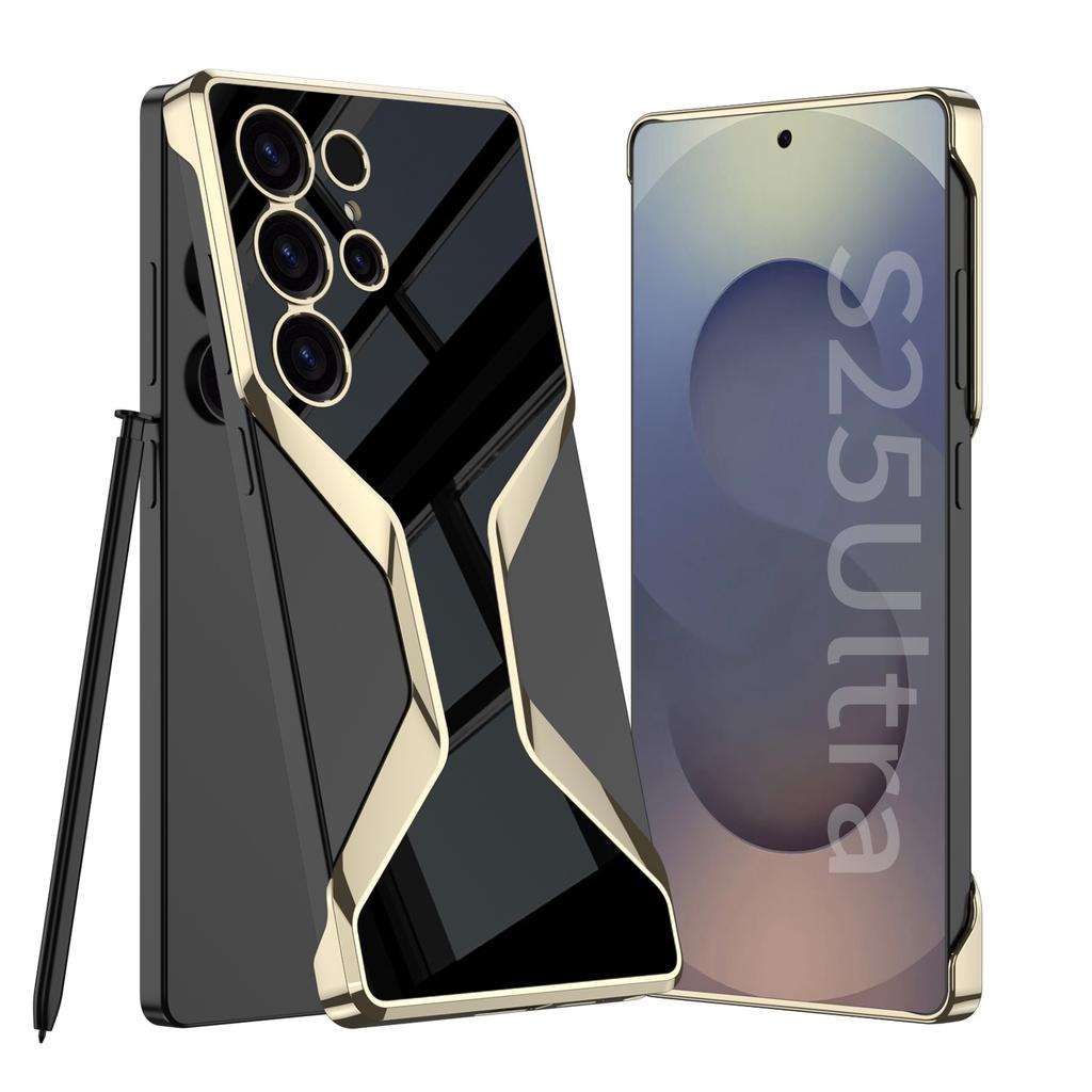 Suitable for Samsung S25U Mobile Phone Case 25u Electroplated Frameless Business Style Heat Dissipation and Fall Protection Case