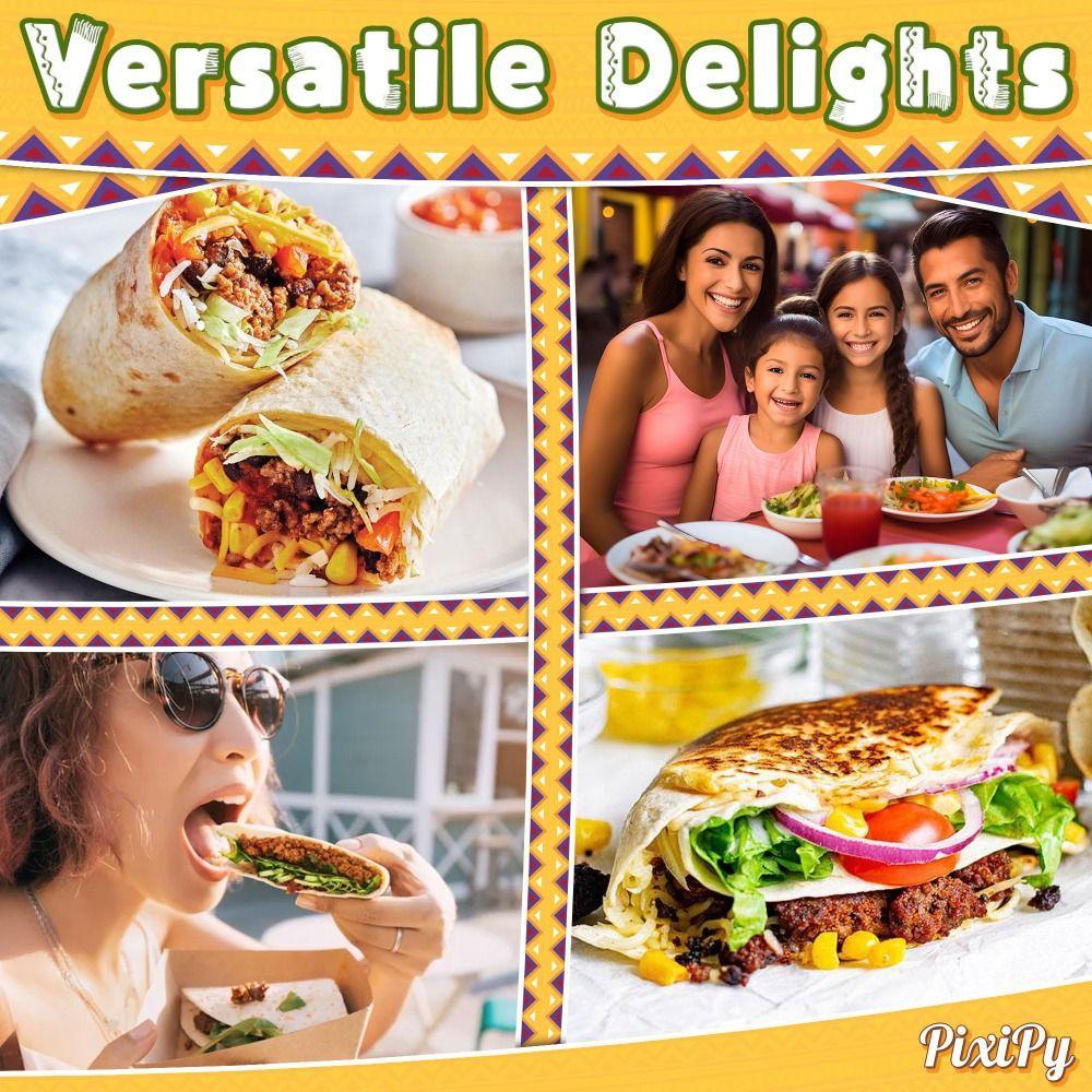 Microwavable Tortilla Warmer Pouch Insulated Heat Reusable Tortilla Keeper 12 Inch Keeps Warm Tacos Insulated Bag Outdoor