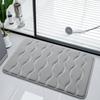 Sponge Bathroom Cashmere Thickening Mat Bath Non-slip Carpets In Wash Basin Bathtub  Floor Rug Shower Room Doormat Memory Foam 3D Pad