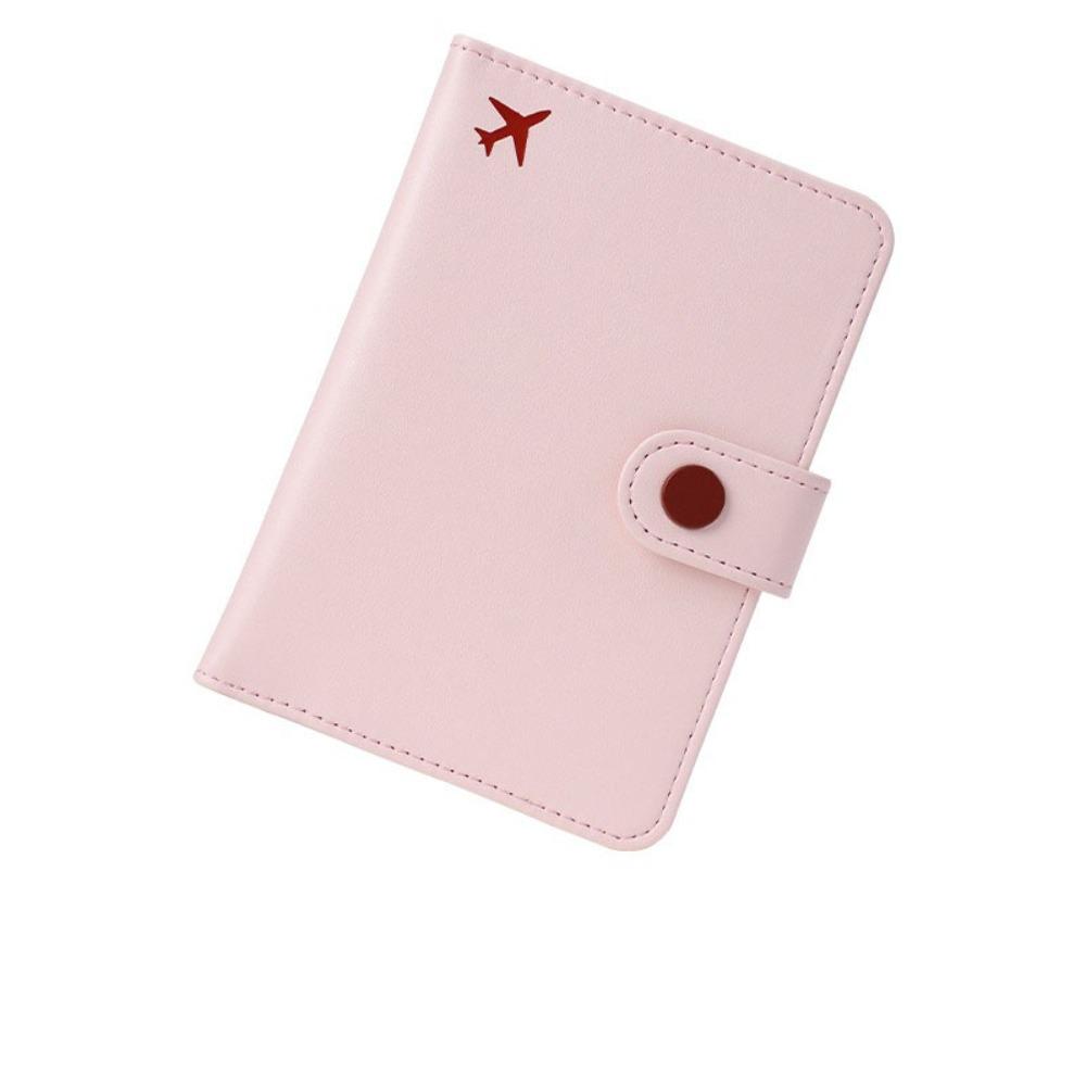 Wallet Passport Storage Bag Solid Color Passport Holder  Travel Accessories