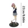 10cm 2.5-jigen Yuuwaku Anime Figure Sitting Tachibana Mikari Action Amano Ririsa Figurine Collection Model Toys PVC no Poseable Articulated Scale