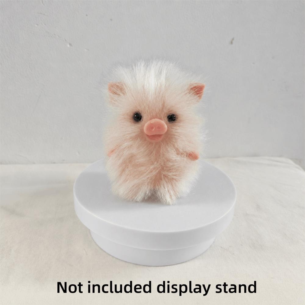 Simulation Squeeze Toy Stress Relief Soft Animal Toy Cute Reborn Pet Pig Doll  Office Decor Pig+Gift Box
