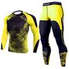 Costum Sport Bărbați Antrenament Sală Fitness Compresie Set Haine Sport Jogging Alergare Exerciții Rashguard Trening
