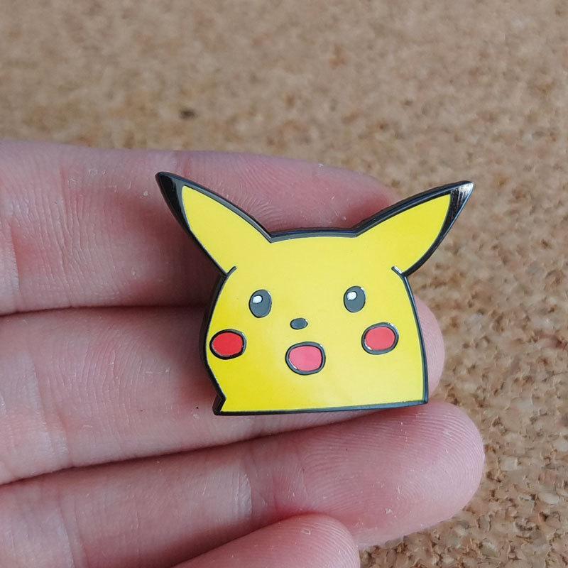 Pikachu Enamel Pins Brooches for Women Cartoon Badge On Backpack Hat Decoration Accessories Anime Jewelry Fans Gift