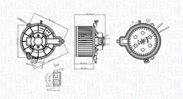 Magneti Marelli Interior Blower 069412733010