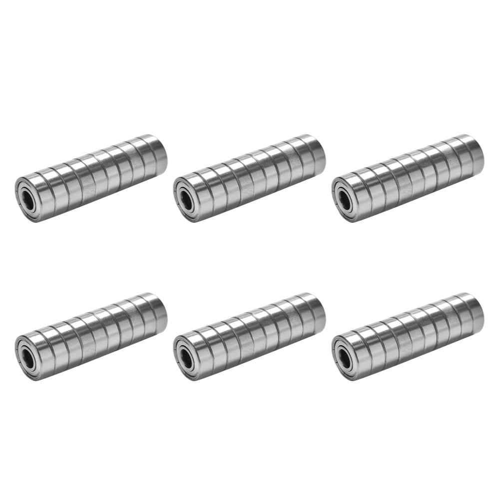 10-100PCS 608ZZ Ball Bearings 608ZZ Metal Double Shielded Miniature Deep Groove Skateboard Ball Bearings 8mm X 22mm X 7mm