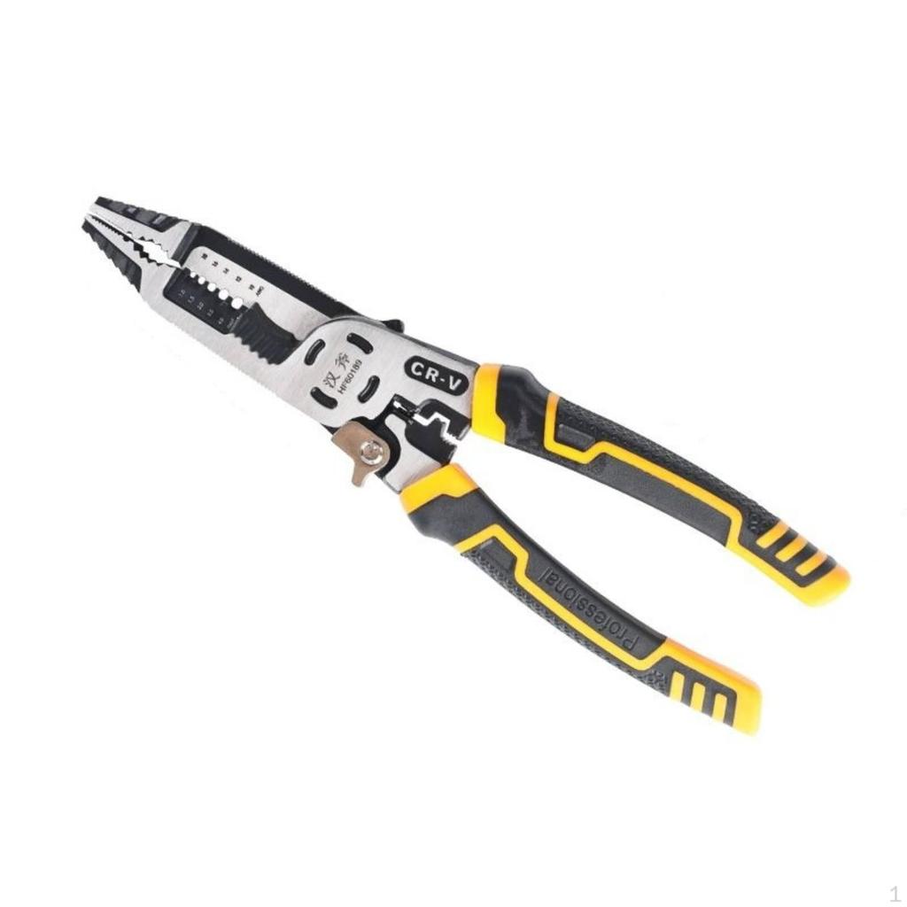 Electrician's Plier 9Inch LongNose Versatile Long Nose Pliers with Cutter for Installation