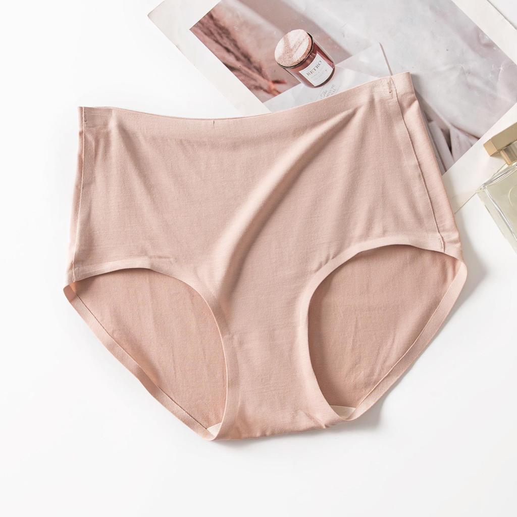 2025 Women's High-Waisted Seamless Breathable Mulberry Silk Knit Briefs