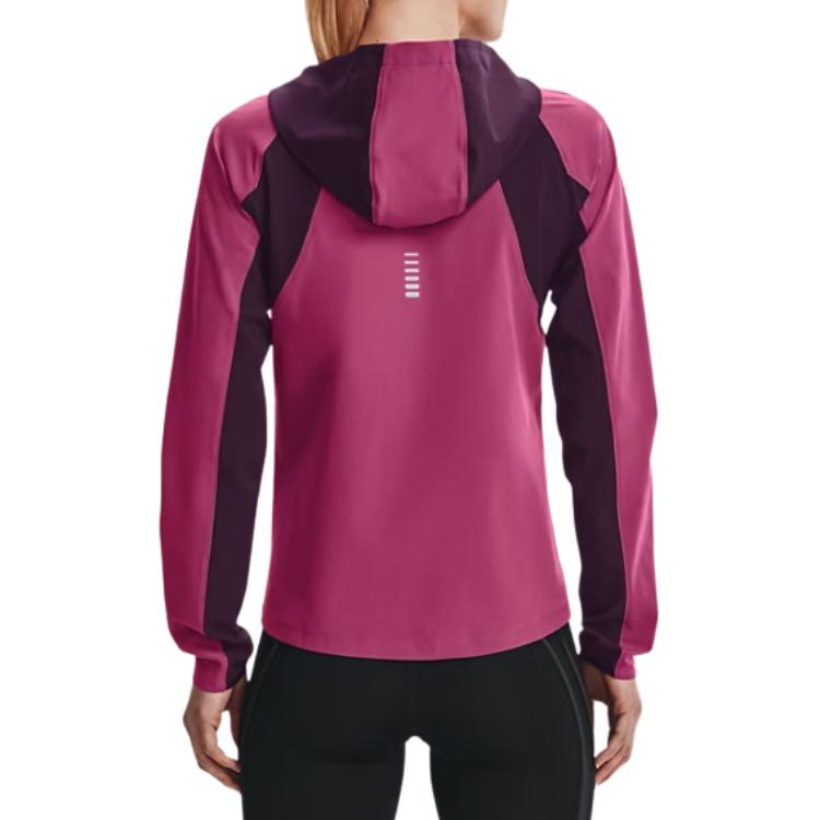 Under Armour Qualifier Outrun The Storm Training Running Jacket Women Jacket Deep-Pink 1350202-678