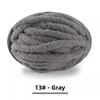 Handmade DIY Rainbow Adient Yarn Scarf  Tail Line Finger Knitting Cozy  Nest  Cuion Thi Ice Strip Yarn