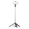 Selfie stick telescopic with remote control, tripod stand for phone, 13m black