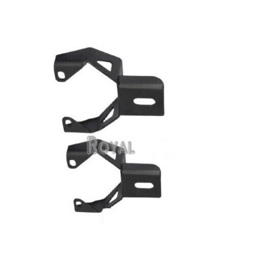 Black "Fog Light Mount Fit for Royal Enfield Scram & Himalayan 411"