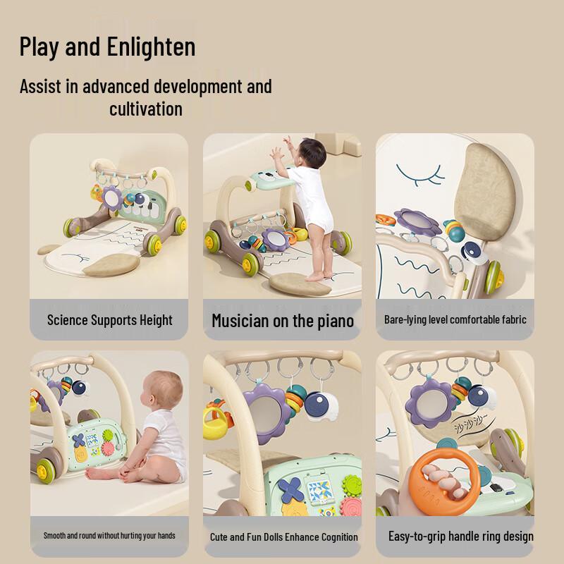 Beingmate 4-in-1 Lauflernhilfe & Spielbogen Geschenkset