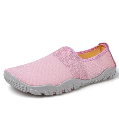 Mode Rosa Mode Damen Fitnessschuhe Neu Paar Wasserschuhe Atmungsaktive Aquaschuhe Schwimmschuhe Strandsportschuhe Übergröße 43