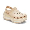 Crocs EVA Classic Mega Crush Platform Outdoor Breathable Clogs 6.1cm Women Warm Khaki 207988-2DS