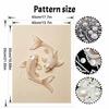 DIY Pearl Embroidery Diamond Painting Kit Koi Fish Sparkling Beads Art Craft Handmade Decoration Gift for Home