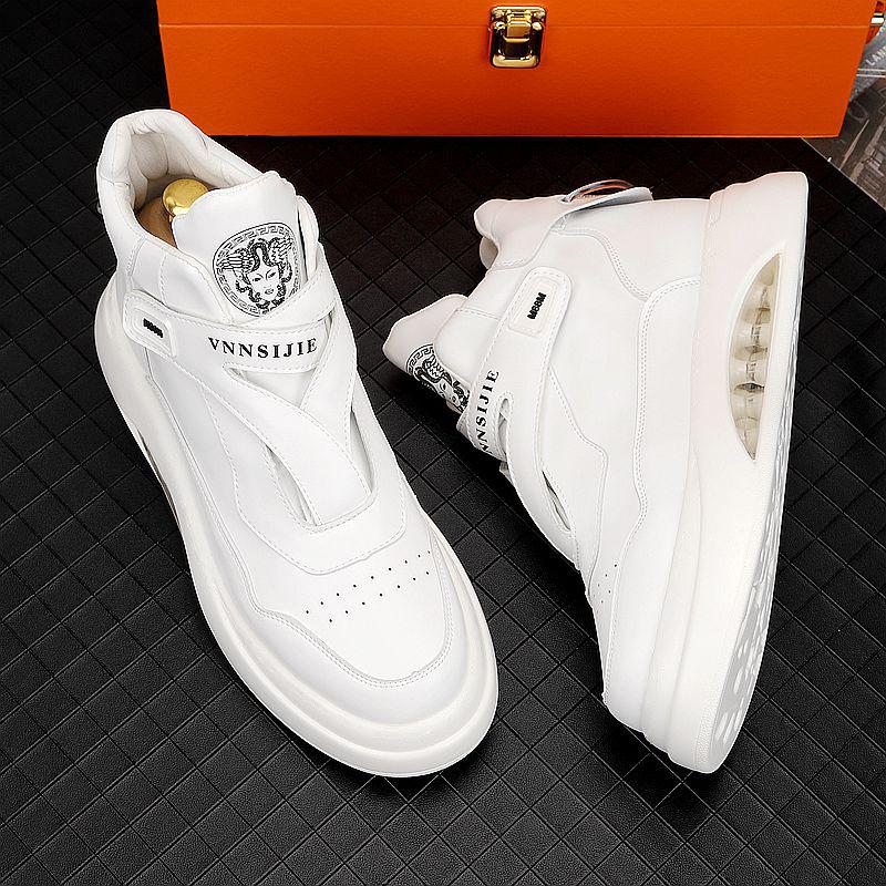 Fashion Shoes for Man Trend Versatile High-top Casual Men Shoes Inner Height Increase Comfort Board Shoes Designer Men Zapatillas Hombre