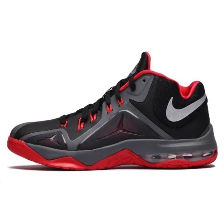 

Nike Ambassador 7 Cushioning, Wear Resistant Low top Basketball Shoes Men s Black Red 705269-001 47.5