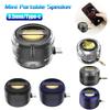 Mini Portable Speaker Type-C/3.5mm Aux External Speaker Amplifier–Plug Play for Music/Calls for Smartphone Tablet Notebook