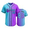 Personalizowana koszulka baseballowa męska damska zapinana na guziki sportowa koszulka z personalizowaną nazwą drużyny numerem siateczkowa tkanina koszulka sportowa