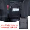 Armrest Storage Box for Honda CR-V 2023 2024,Center Console Organizer Tray with Sliding Cover,Interior Accessories Car Secondary Storage